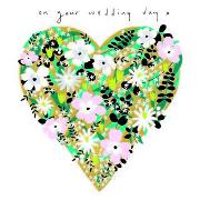 Doppelkarte. Mika - Wedding / Floral Heart