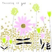 Doppelkarte. Mika - Thinking of You / Floral Meadow
