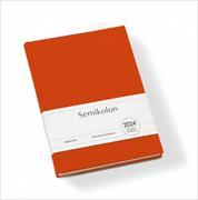 HL Wochenkalender & Notizbuch 2024 (A5), Orange, DE