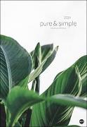 Mareike Böhmer: pure & simple Kalender 2024. Die Fotos der bekannten Designerin in einem minimalistisch-schönen großen Wandkalender. Posterkalender mit Pflanzen-Motiven