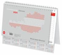 Schreibtischkalender Österreich groß 2024