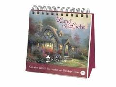 Thomas Kinkade: Premium-Postkartenkalender 2024. Kalender mit Werken des Malers des Lichts als Postkarten zum Sammeln und Verschicken. Dekorativer Kalender im Postkartenformat