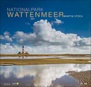Nationalpark Wattenmeer Kalender 2024. Großer Foto-Wandkalender. Landschaften-Kalender 2024 mit atemberaubenden Fotos vom Wattenmeer. 48 x 46 cm Querformat