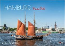Hamburg … meine Perle Planer 2024. Terminkalender mit traumhaften Fotos der Hansestadt. Viel Raum für Notizen in einem dekorativen Kalender für Hamburg-Fans