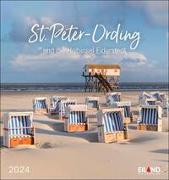 St. Peter-Ording und die Halbinsel Eiderstedt Postkartenkalender 2024
