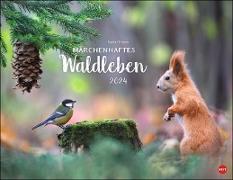 Vadim Trunov: Märchenhaftes Waldleben Posterkalender 2024