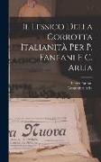 Il Lessico Della Corrotta Italianità Per P. Fanfani E C. Arlia