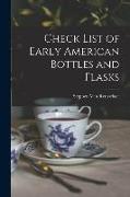 Check List of Early American Bottles and Flasks