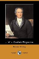 J. W. V. Goethe's Biographie (Dodo Press)