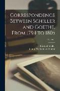 Correspondence Between Schiller and Goethe, From 1794 to 1805, Volume 1
