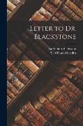 Letter to Dr. Blackstone