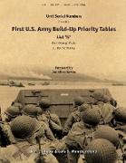 Unit Serial Numbers from the "First U.S. Army Build-Up Priority Tables, List A, D+1 through D+14" D-Day (Normandy) - Top Secret - BIGOT NEPTUNE