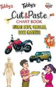 Tubbys Cut & Paste Chart Book Human Body, Vehicles, Good Manners