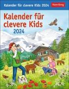 Kalender für clevere Kids Tagesabreißkalender 2024. Täglich neues Wissen für Kinder ab 8. Abreißkalender für jeden Tag, mit spannenden Fragen und kinderleichten Erklärungen