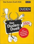 Das Duden-Duell Tagesabreißkalender 2024. Jeden Tag eine knifflige Frage zu Rechtschreibung, Grammatik etc. Der perfekte Kalender für alle Sprachexperten, die es wissen wollen