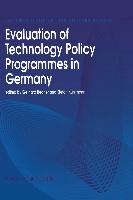 Evaluation of Technology Policy Programmes in Germany