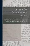 Letter On Corpulence: Addressed To The Public ... Reprinted From The 3d London Ed. With A Review Of The Work From Blackwood's Magazine, And