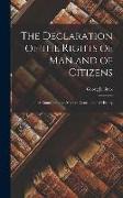 The Declaration of the Rights of man and of Citizens, a Contribution to Modern Constitutional History