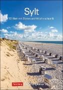 Sylt Wochenplaner 2024. Fotokalender mit Platz für Organisatorisches. Termin-Kalender zum Aufhängen mit abwechslungsreichen Inselmotiven, Zitaten und Wochenkalendarium