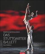 Stuttgarter Ballett Kalender 2024. Meisterfotograf Bernd Weißbrod setzt die Stars des berühmten Ballett-Ensembles perfekt in Szene. Ein Fotokalender für Tanzbegeisterte. 46x55 cm Hochformat