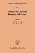 Interactions Between Economy and Ecology