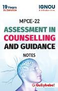 MPCE-022 Assessment In Counselling And Guidance Notes - 2018