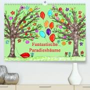 Fantastiche Paradiesbäume (hochwertiger Premium Wandkalender 2024 DIN A2 quer), Kunstdruck in Hochglanz