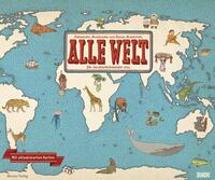Alle Welt 2024 – Landkarten-Kalender von DUMONT– Kinder-Kalender –Querformat 60 x 50 cm