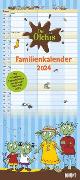 Die Olchis Familienkalender 2024 – Von Erhard Dietl – Familienplaner mit 5 Spalten – Format 22 x 49,5 cm