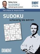 Stefan Heine Sudoku schwierig bis extrem 2024 - Tagesabreißkalender -11,8x15,9 - Rätselkalender - Sudokukalender