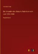 Die Urkunden des Bistums Paderborn vom Jahr 1251-1300