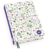 Lovely Flowers Taschenkalender 2024 - Blumen-Design - Terminplaner mit Wochenkalendarium - Format 11,3 x 16,3 cm