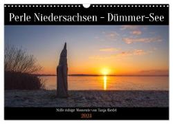 Perle Niedersachsen - Dümmer-See (Wandkalender 2024 DIN A3 quer), CALVENDO Monatskalender
