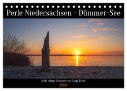 Perle Niedersachsen - Dümmer-See (Tischkalender 2024 DIN A5 quer), CALVENDO Monatskalender