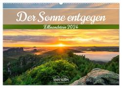 Der Sonne entgegen ¿ Elbsandstein (Wandkalender 2024 DIN A2 quer), CALVENDO Monatskalender