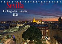 Sevilla - Die Wiege des Flamenco (Tischkalender 2024 DIN A5 quer), CALVENDO Monatskalender