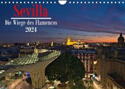 Sevilla - Die Wiege des Flamenco (Wandkalender 2024 DIN A4 quer), CALVENDO Monatskalender