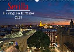 Sevilla - Die Wiege des Flamenco (Wandkalender 2024 DIN A3 quer), CALVENDO Monatskalender