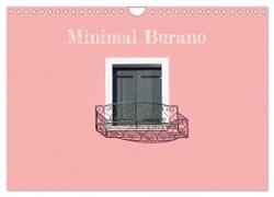 Minimal Burano (Wandkalender 2024 DIN A4 quer), CALVENDO Monatskalender
