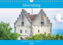 Meersburg - pittoreske Kleinstadt am Bodensee (Wandkalender 2024 DIN A4 quer)