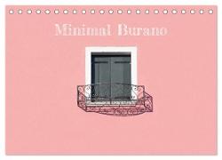 Minimal Burano (Tischkalender 2024 DIN A5 quer), CALVENDO Monatskalender