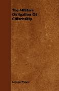 The Military Obligation of Citizenship
