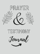 Prayer And Testimony Journal