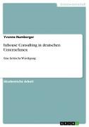 Inhouse Consulting in deutschen Unternehmen