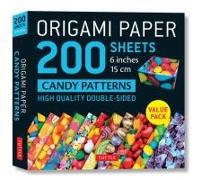 Origami Paper 200 Sheets Candy Patterns 6 (15 CM): Tuttle Origami Paper: Double Sided Origami Sheets Printed with 12 Different Designs (Instructions f