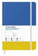 Stone Paper Ukraine Flag Blank Notebook