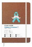 Stone Paper Movember Mutache Lined Notebook