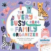 The Very Busy Family Organizer 2024 Square Stkr