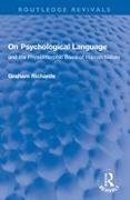 On Psychological Language