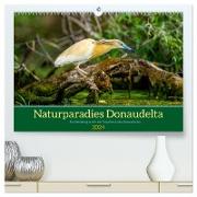 Naturparadies Donaudelta (hochwertiger Premium Wandkalender 2024 DIN A2 quer), Kunstdruck in Hochglanz